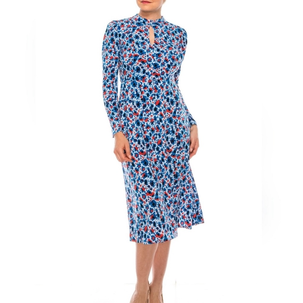 MAGGY LONDON 💐 Midi Floral Dress